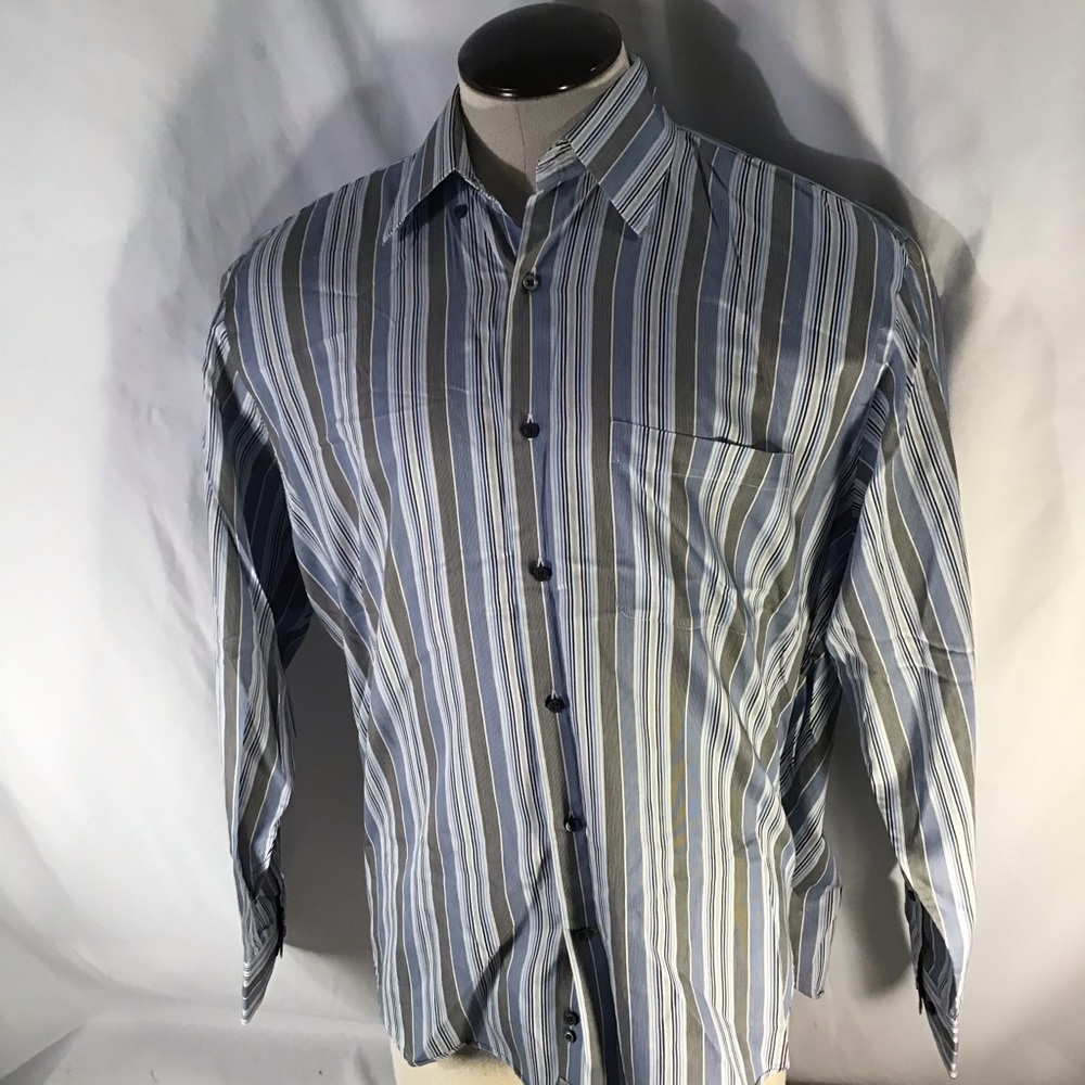 Robert Talbott Men Long Sleeve Shirt Size L